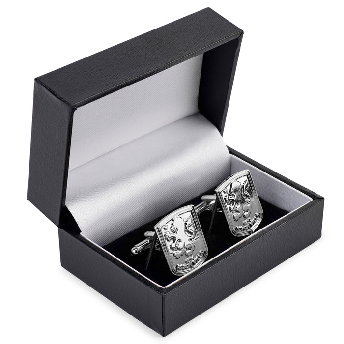Aston Villa FC Silver Plated Formed Cufflinks