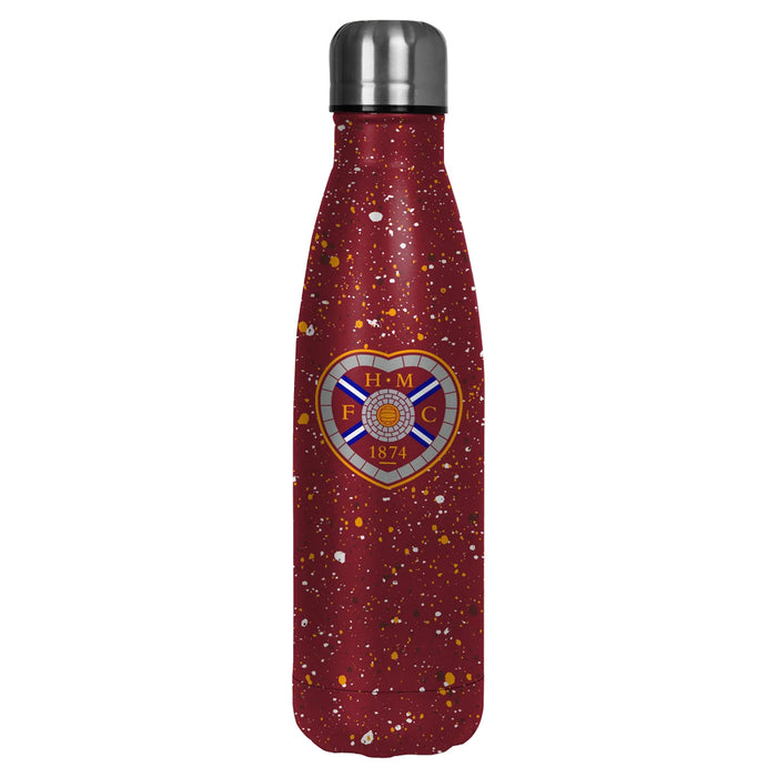 Hearts FC Paint Splatter Thermal Flask