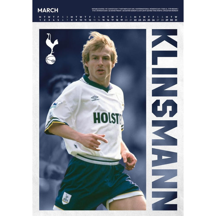 Tottenham Hotspur FC Deluxe Calendar 2027
