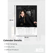 Ozzy Osbourne A3 Calendar 2027