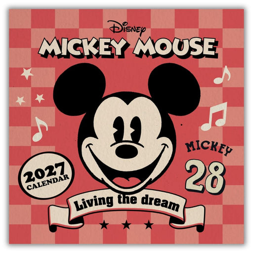 Mickey Mouse Square Calendar 2027