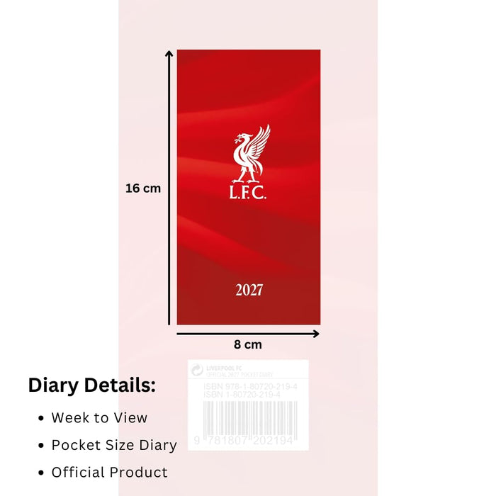Liverpool FC Slim Diary 2027