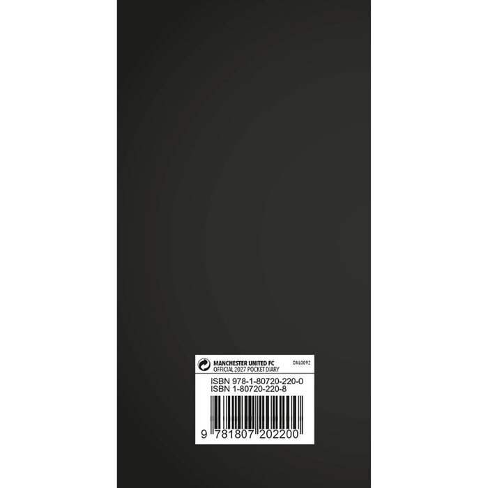Manchester United FC Slim Diary 2027