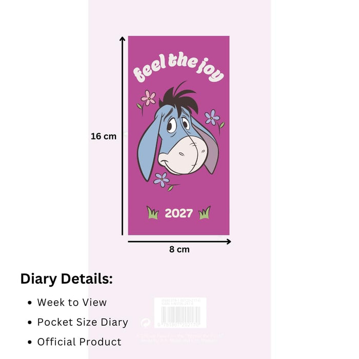 Winnie The Pooh Eeyore Slim Diary 2027