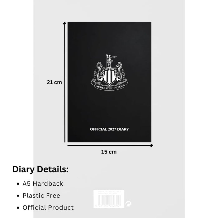 Newcastle United FC A5 Diary 2027