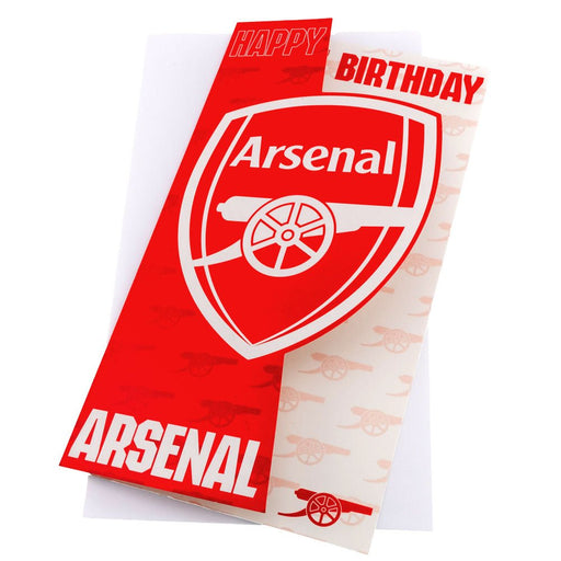 Arsenal FC Crest Birthday Card - Excellent Pick