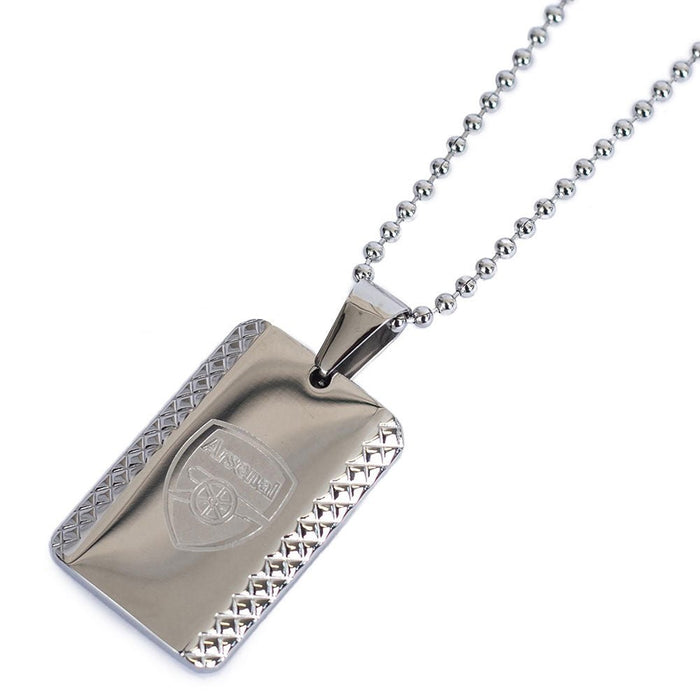 Arsenal FC Patterned Dog Tag & Chain - Excellent Pick