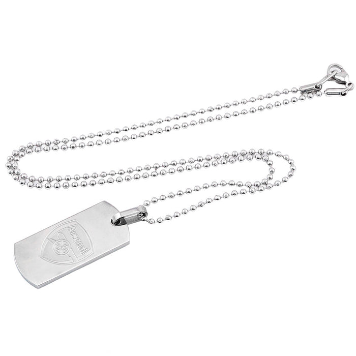 Arsenal FC Slim Dog Tag & Chain - Excellent Pick