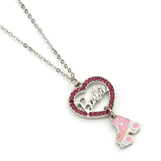 Barbie Silver Plated Heart & Roller Skate Necklace - Excellent Pick