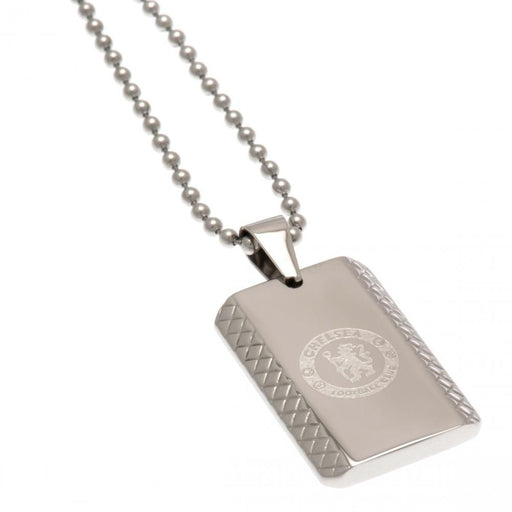 Chelsea FC Patterned Dog Tag & Chain - Excellent Pick