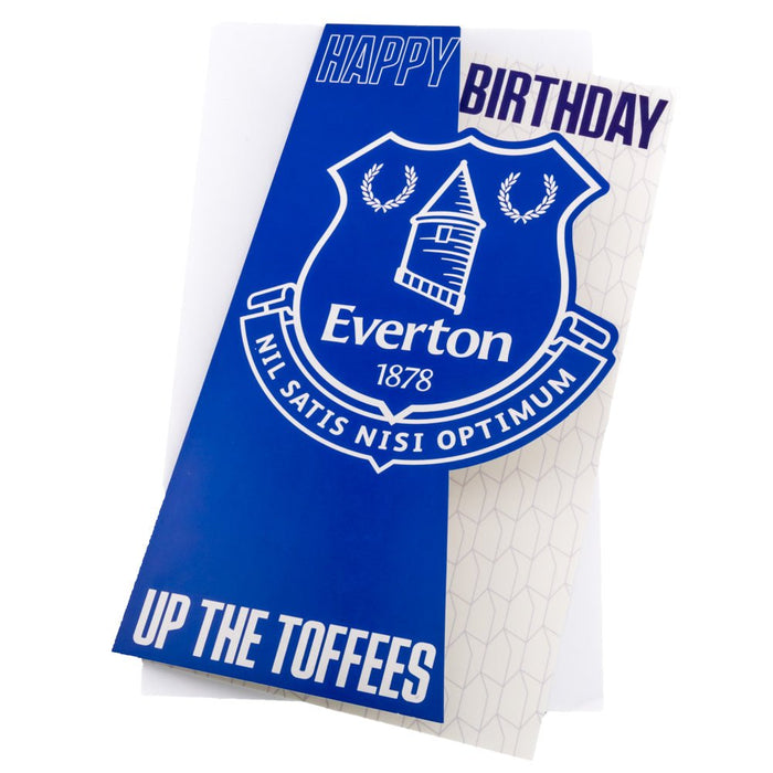 Everton FC Crest Birthday Card - Excellent Pick