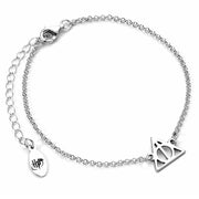 Harry Potter Sterling Silver Charm Bracelet Deathly Hallows - Excellent Pick