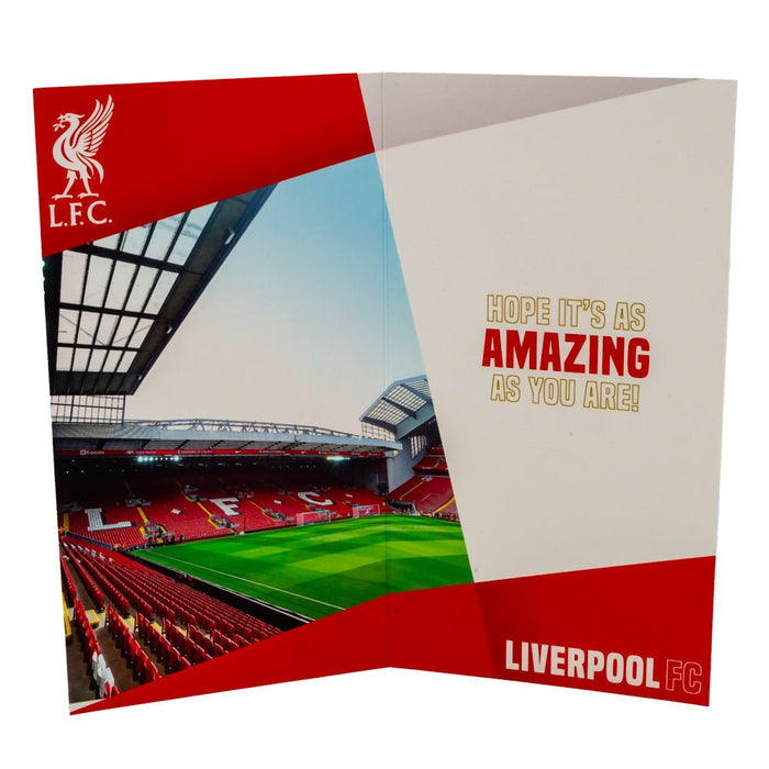 Liverpool FC Birthday Card Super Son - Excellent Pick