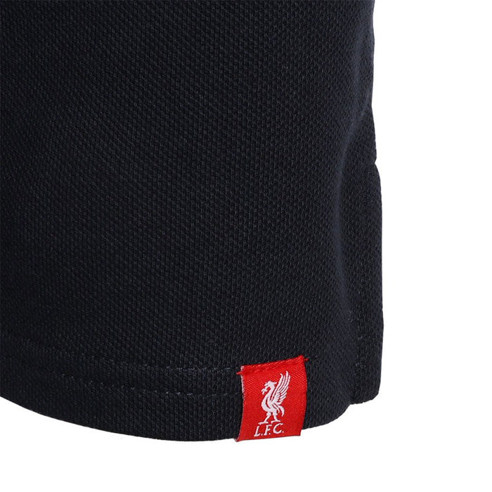 Liverpool FC Colour Block Polo Mens Navy Small - Excellent Pick