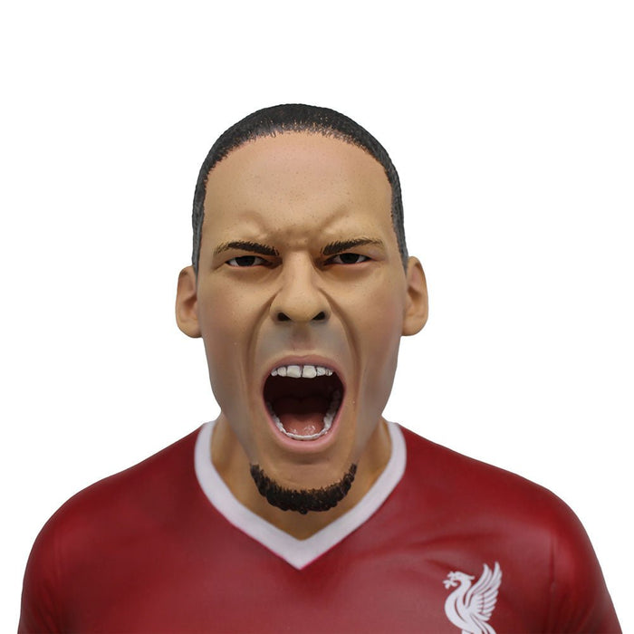 Liverpool FC Football's Finest Virgil Van Dijk Premium 60cm Statue - Excellent Pick