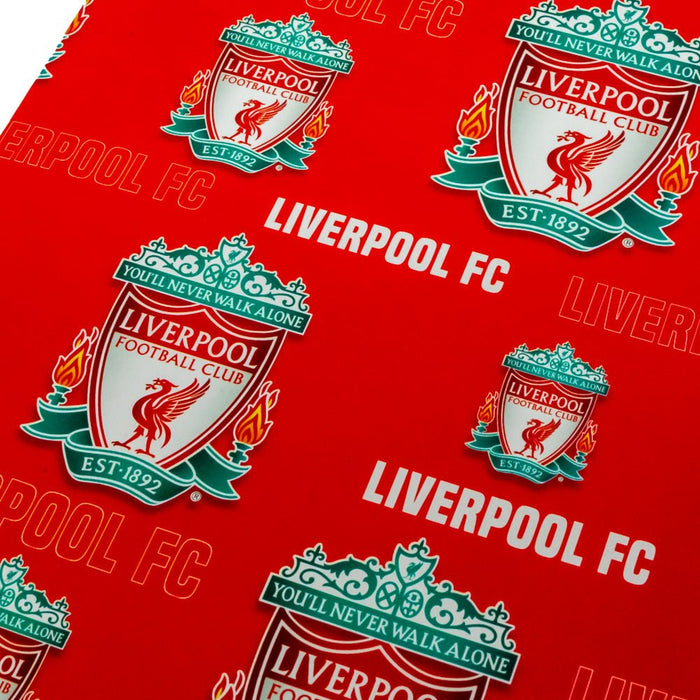 Liverpool FC Text Gift Wrap - Excellent Pick
