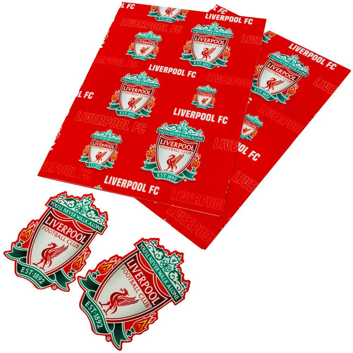 Liverpool FC Text Gift Wrap - Excellent Pick