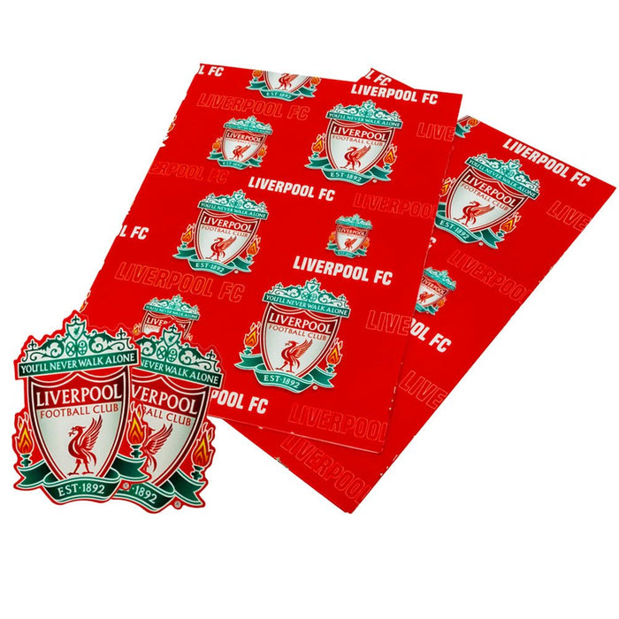 Liverpool FC Text Gift Wrap - Excellent Pick