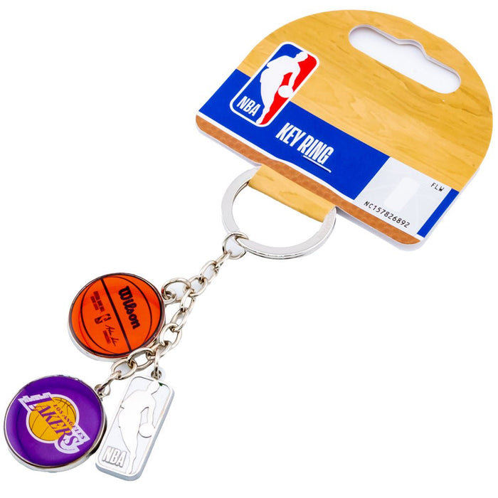 Los Angeles Lakers Charm Keyring - Excellent Pick