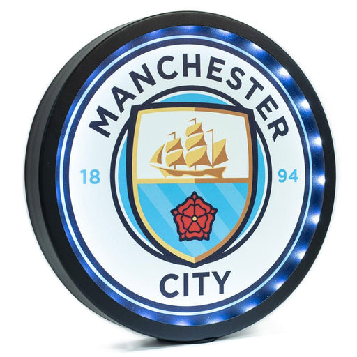 Manchester City FC Metal LED Logo Sign - Excellent Pick