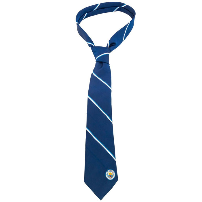 Manchester City FC Stripe Tie - Excellent Pick