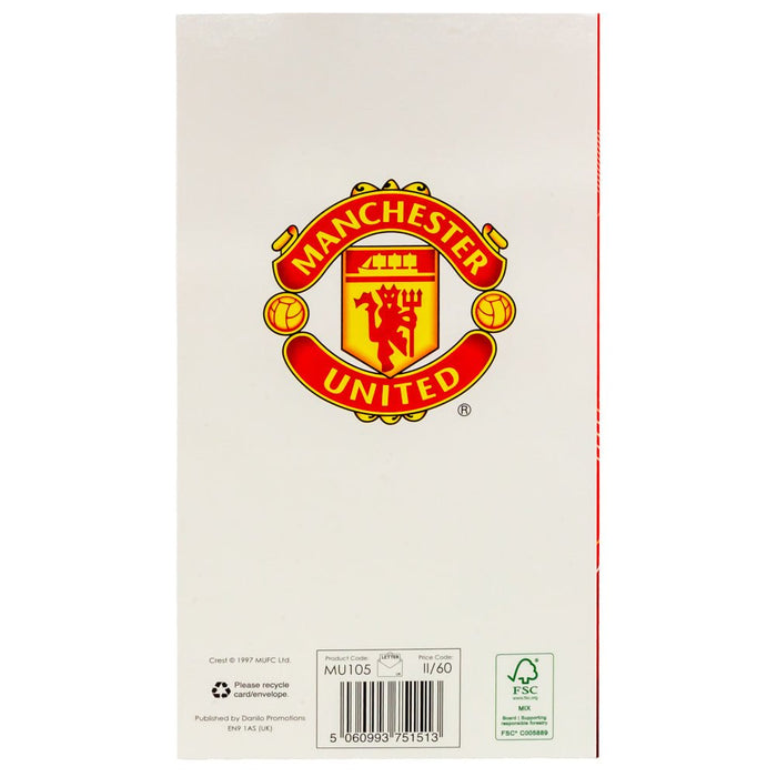 Manchester United FC Dad Birthday Card - Excellent Pick