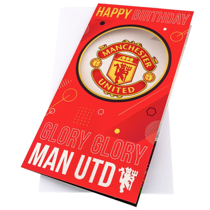 Manchester United FC Glory Glory Birthday Card - Excellent Pick