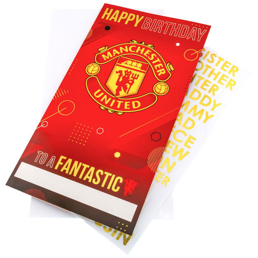 Manchester United FC Personalised Birthday Card - Excellent Pick