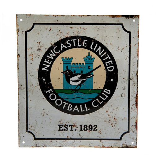 Newcastle United FC Retro Logo Sign - Excellent Pick