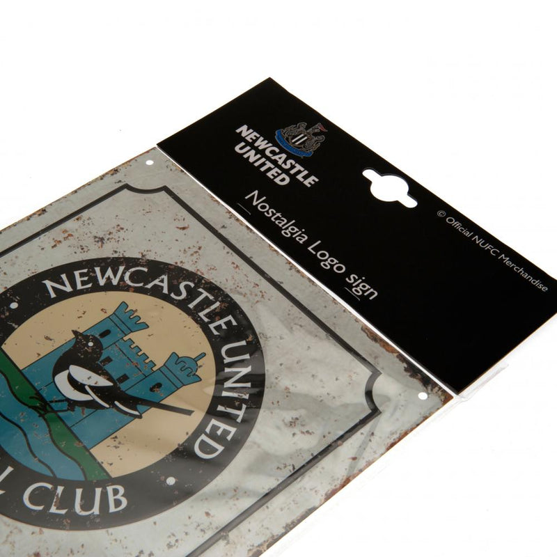 Newcastle United FC Retro Logo Sign - Excellent Pick