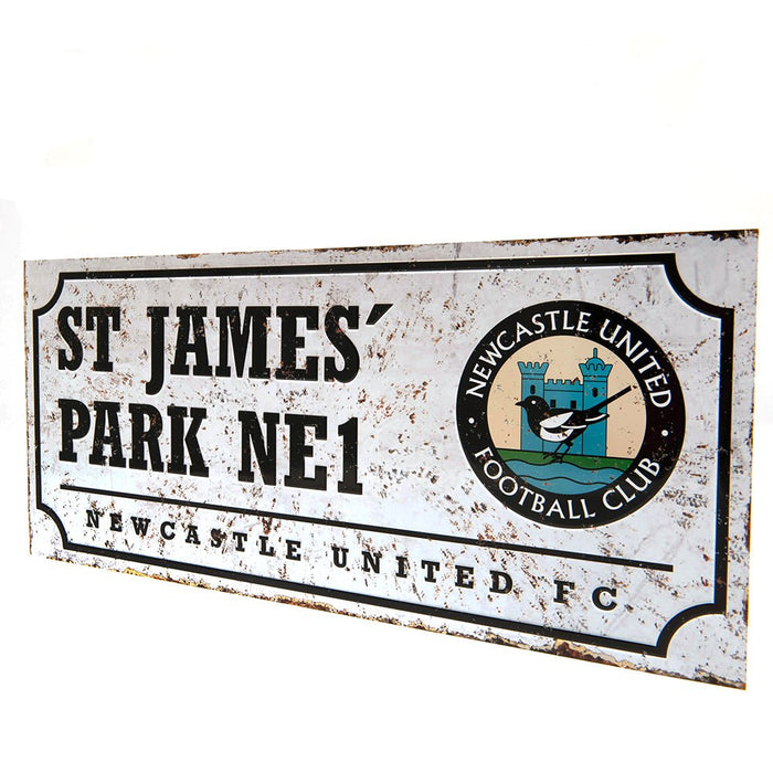 Newcastle United FC Street Sign Retro - Excellent Pick