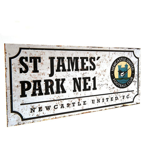 Newcastle United FC Street Sign Retro - Excellent Pick