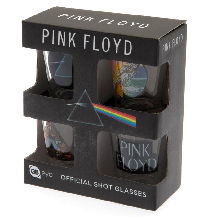 Pink Floyd 4pk Shot Glass Set - Excellent Pick