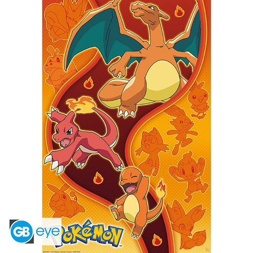 Pokemon Poster Fire Type 172 - Excellent Pick