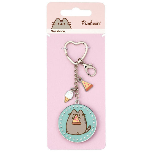 Pusheen Charm Keyring Pizza - Excellent Pick