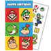 Super Mario Birthday Card With Stickers