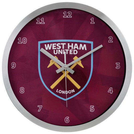 West Ham United FC Geo Metal Wall Clock - Excellent Pick