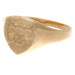 Arsenal FC 9ct Gold Crest Ring Large - Excellent Pick