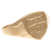 Arsenal FC 9ct Gold Crest Ring Large - Excellent Pick
