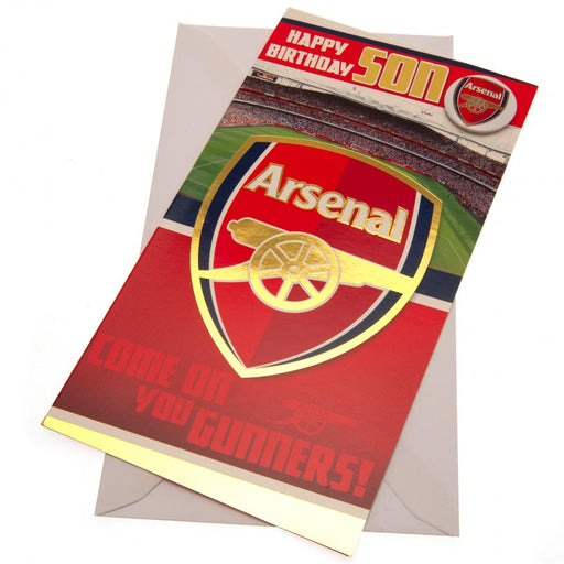 Arsenal Fc Birthday Card Son - Excellent Pick