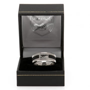 Arsenal FC Black Inlay Ring Medium - Excellent Pick