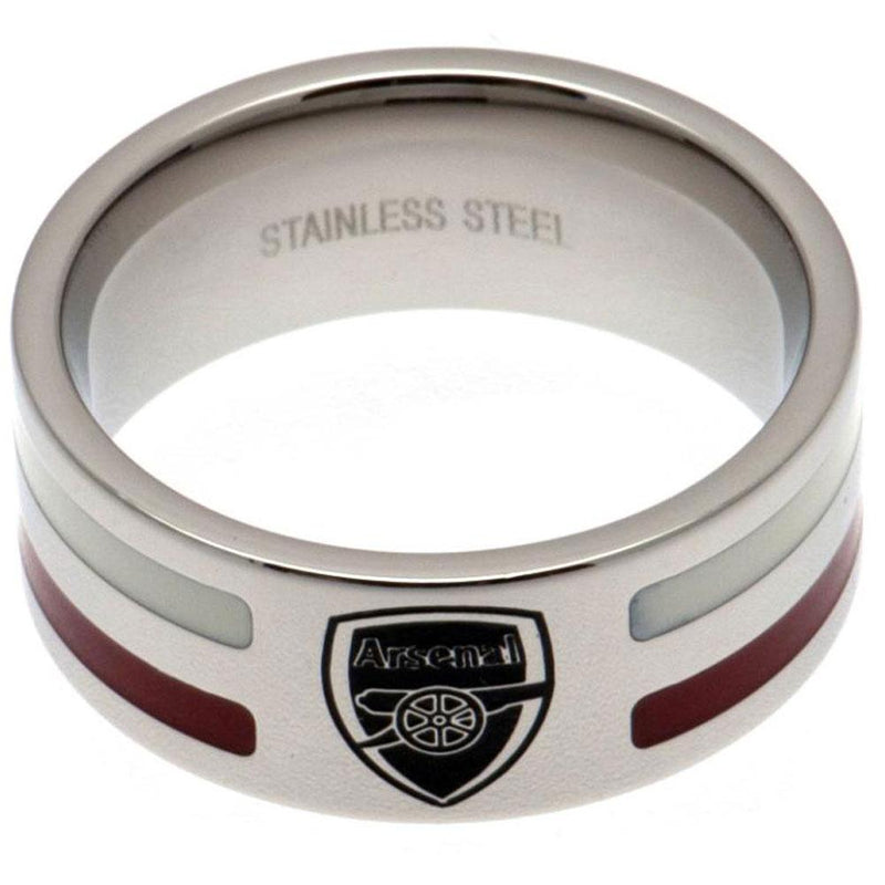 Arsenal FC Colour Stripe Ring Large - Excellent Pick
