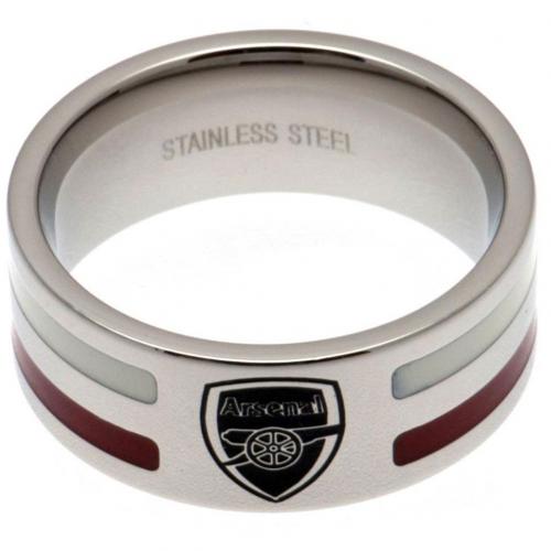 Arsenal FC Colour Stripe Ring Medium - Excellent Pick