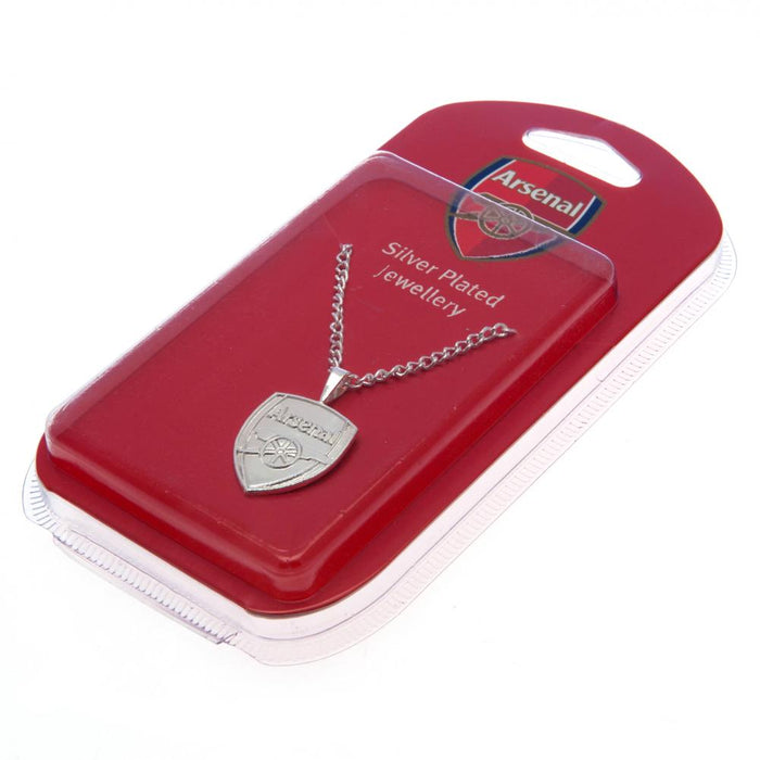 Arsenal FC Silver Plated Pendant & Chain XL - Excellent Pick