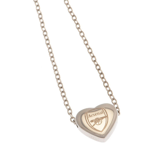 Arsenal FC Stainless Steel Heart Necklace - Excellent Pick