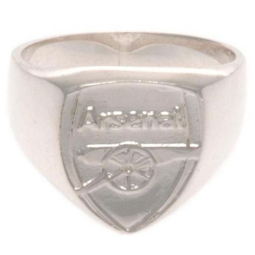Arsenal FC Sterling Silver Ring Medium - Excellent Pick