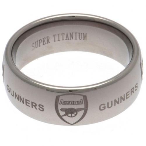 Arsenal FC Super Titanium Ring Small - Excellent Pick