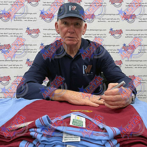 Aston Villa FC 1982 Withe Signed Shirt - Excellent Pick