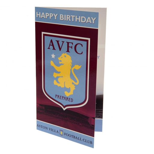 Aston Villa FC Birthday Card - Excellent Pick
