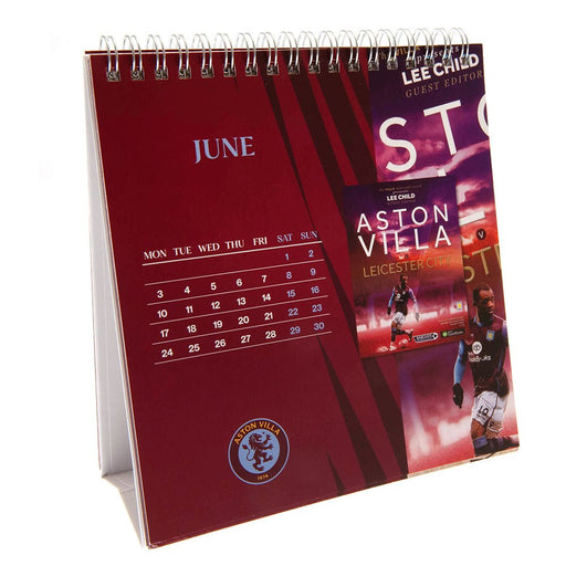 Aston Villa FC Desktop Calendar 2024 - Excellent Pick